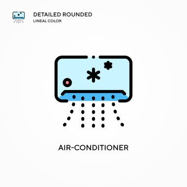 Klima vektör simgesi. Modern vektör illüstrasyon kavramları. Düzenlemesi ve kişiselleştirmesi kolay.