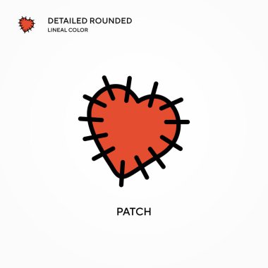 Yama vektör simgesi. Modern vektör illüstrasyon kavramları. Düzenlemesi ve kişiselleştirmesi kolay.