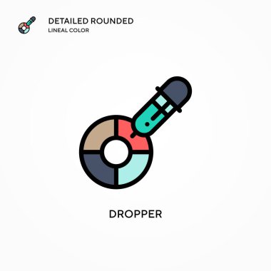 İndirme vektör simgesi. Modern vektör illüstrasyon kavramları. Düzenlemesi ve kişiselleştirmesi kolay.