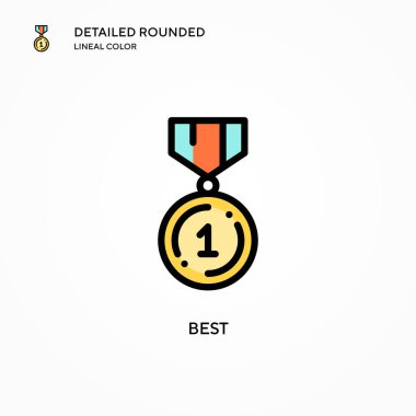 En iyi vektör simgesi. Modern vektör illüstrasyon kavramları. Düzenlemesi ve kişiselleştirmesi kolay.