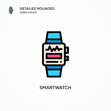 Akıllı vektör simgesi. Modern vektör illüstrasyon kavramları. Düzenlemesi ve kişiselleştirmesi kolay.