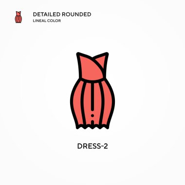 Giysi-2 vektör simgesi. Modern vektör illüstrasyon kavramları. Düzenlemesi ve kişiselleştirmesi kolay.