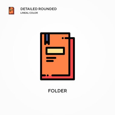 Dizin vektör simgesi. Modern vektör illüstrasyon kavramları. Düzenlemesi ve kişiselleştirmesi kolay.