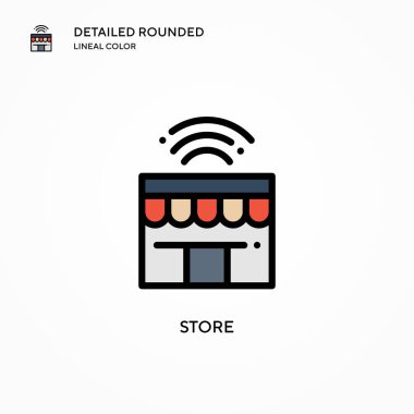 Vektör simgesini kaydet. Modern vektör illüstrasyon kavramları. Düzenlemesi ve kişiselleştirmesi kolay.