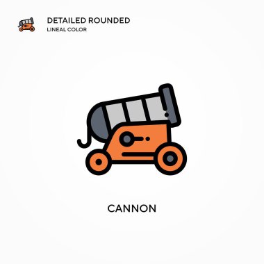 Top vektör simgesi. Modern vektör illüstrasyon kavramları. Düzenlemesi ve kişiselleştirmesi kolay.