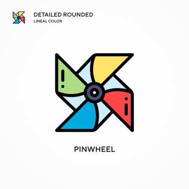 Fırıldak vektör simgesi. Modern vektör illüstrasyon kavramları. Düzenlemesi ve kişiselleştirmesi kolay.