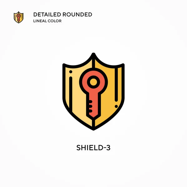 Shield Vektor Symbol Moderne Konzepte Zur Vektorillustration Einfach Bearbeiten Und — Stockvektor