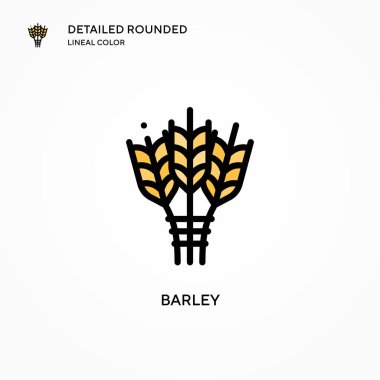 Arpa vektör ikonu. Modern vektör illüstrasyon kavramları. Düzenlemesi ve kişiselleştirmesi kolay.