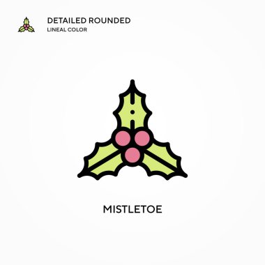 Ökse otu vektör simgesi. Modern vektör illüstrasyon kavramları. Düzenlemesi ve kişiselleştirmesi kolay.