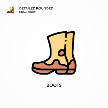 Çizme vektör simgesi. Modern vektör illüstrasyon kavramları. Düzenlemesi ve kişiselleştirmesi kolay.