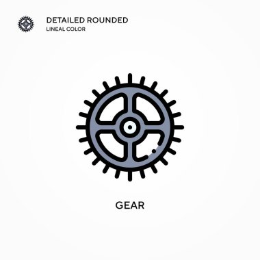 Vites vektör simgesi. Modern vektör illüstrasyon kavramları. Düzenlemesi ve kişiselleştirmesi kolay.