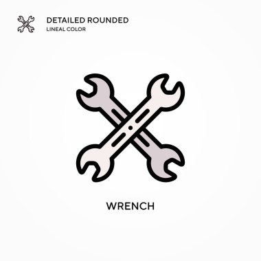 Anahtar vektör simgesi. Modern vektör illüstrasyon kavramları. Düzenlemesi ve kişiselleştirmesi kolay.