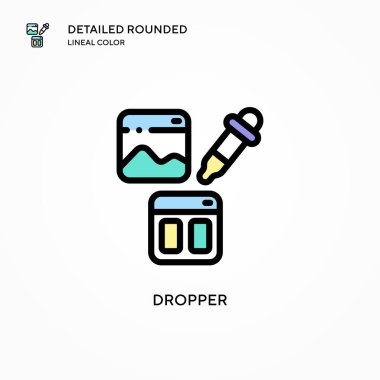 İndirme vektör simgesi. Modern vektör illüstrasyon kavramları. Düzenlemesi ve kişiselleştirmesi kolay.