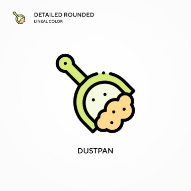 Faraş vektör simgesi. Modern vektör illüstrasyon kavramları. Düzenlemesi ve kişiselleştirmesi kolay.