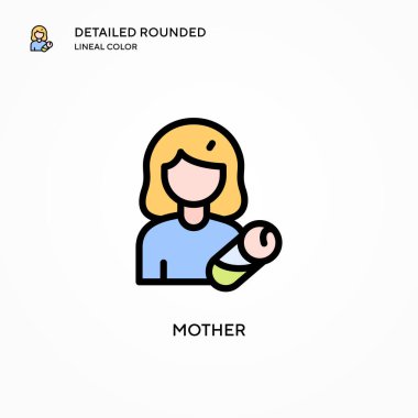 Ana vektör simgesi. Modern vektör illüstrasyon kavramları. Düzenlemesi ve kişiselleştirmesi kolay.