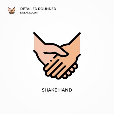 El vektör simgesini salla. Modern vektör illüstrasyon kavramları. Düzenlemesi ve kişiselleştirmesi kolay.