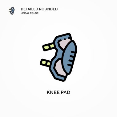 Dizlik vektör simgesi. Modern vektör illüstrasyon kavramları. Düzenlemesi ve kişiselleştirmesi kolay.