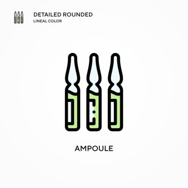 Ampul vektör simgesi. Modern vektör illüstrasyon kavramları. Düzenlemesi ve kişiselleştirmesi kolay.