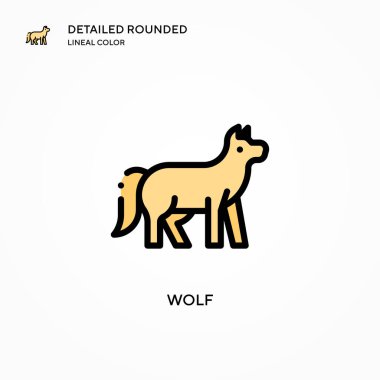 Kurt vektör simgesi. Modern vektör illüstrasyon kavramları. Düzenlemesi ve kişiselleştirmesi kolay.