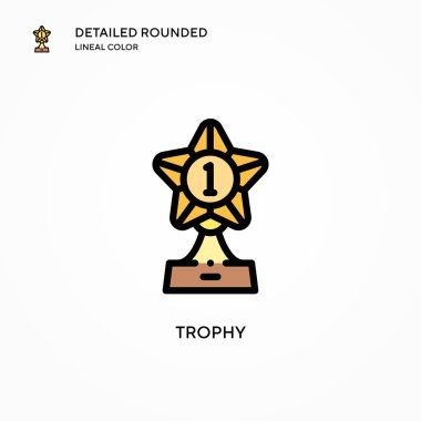 Ödül vektör simgesi. Modern vektör illüstrasyon kavramları. Düzenlemesi ve kişiselleştirmesi kolay.