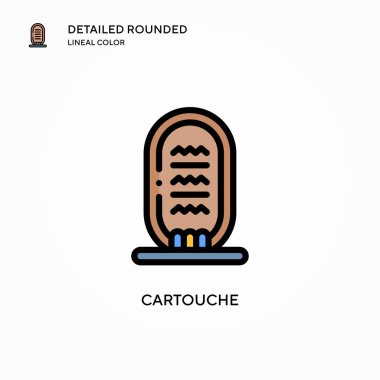 Kartuş vektör simgesi. Modern vektör illüstrasyon kavramları. Düzenlemesi ve kişiselleştirmesi kolay.