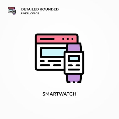 Akıllı vektör simgesi. Modern vektör illüstrasyon kavramları. Düzenlemesi ve kişiselleştirmesi kolay.