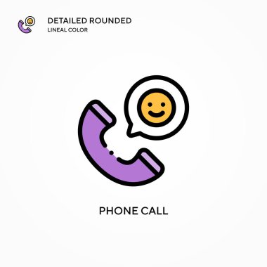 Arama vektör simgesi. Modern vektör illüstrasyon kavramları. Düzenlemesi ve kişiselleştirmesi kolay.