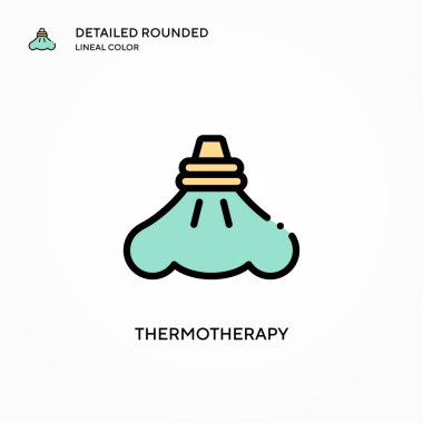 Terapi vektör ikonu. Modern vektör illüstrasyon kavramları. Düzenlemesi ve kişiselleştirmesi kolay.