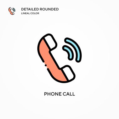 Arama vektör simgesi. Modern vektör illüstrasyon kavramları. Düzenlemesi ve kişiselleştirmesi kolay.