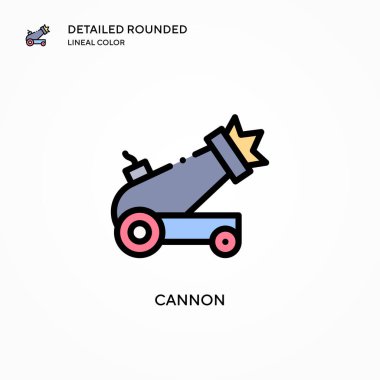 Top vektör simgesi. Modern vektör illüstrasyon kavramları. Düzenlemesi ve kişiselleştirmesi kolay.