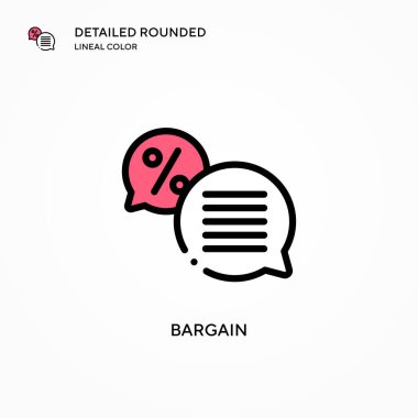 Kelepir vektör ikonu. Modern vektör illüstrasyon kavramları. Düzenlemesi ve kişiselleştirmesi kolay.