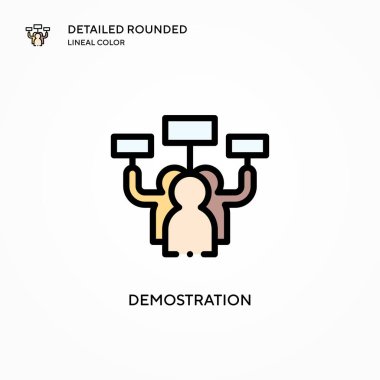 Tanıtım vektörü simgesi. Modern vektör illüstrasyon kavramları. Düzenlemesi ve kişiselleştirmesi kolay.