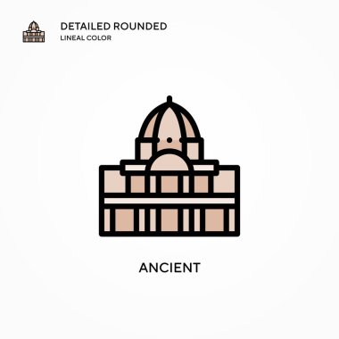 Eski vektör simgesi. Modern vektör illüstrasyon kavramları. Düzenlemesi ve kişiselleştirmesi kolay.