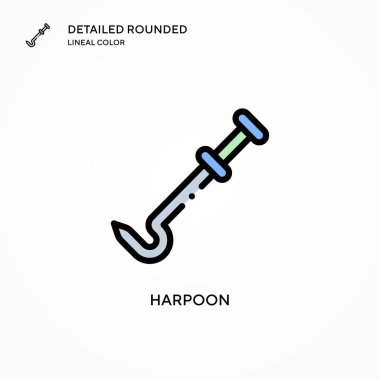 Zıpkın vektör simgesi. Modern vektör illüstrasyon kavramları. Düzenlemesi ve kişiselleştirmesi kolay.