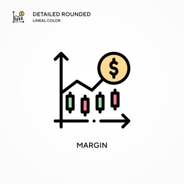 Kenar vektör simgesi. Modern vektör illüstrasyon kavramları. Düzenlemesi ve kişiselleştirmesi kolay.
