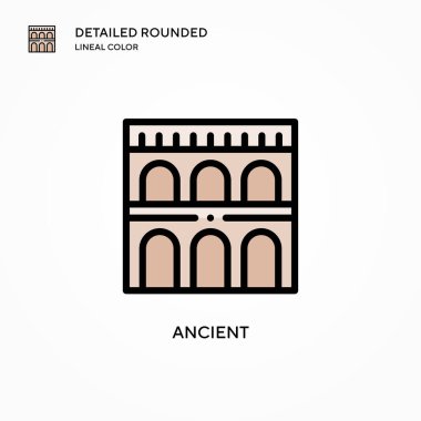 Eski vektör simgesi. Modern vektör illüstrasyon kavramları. Düzenlemesi ve kişiselleştirmesi kolay.