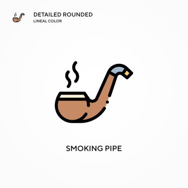 Tüten boru vektör simgesi. Modern vektör illüstrasyon kavramları. Düzenlemesi ve kişiselleştirmesi kolay.