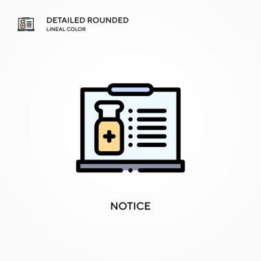 Vektör simgesine dikkat edin. Modern vektör illüstrasyon kavramları. Düzenlemesi ve kişiselleştirmesi kolay.