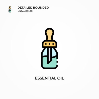 Temel yağ vektör simgesi. Modern vektör illüstrasyon kavramları. Düzenlemesi ve kişiselleştirmesi kolay.