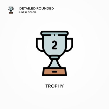 Ödül vektör simgesi. Modern vektör illüstrasyon kavramları. Düzenlemesi ve kişiselleştirmesi kolay.