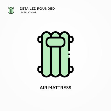 Hava yatağı vektör simgesi. Modern vektör illüstrasyon kavramları. Düzenlemesi ve kişiselleştirmesi kolay.