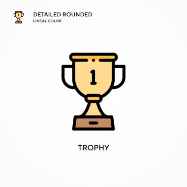 Ödül vektör simgesi. Modern vektör illüstrasyon kavramları. Düzenlemesi ve kişiselleştirmesi kolay.