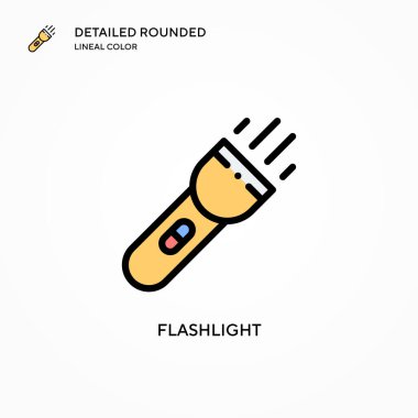 El feneri vektör simgesi. Modern vektör illüstrasyon kavramları. Düzenlemesi ve kişiselleştirmesi kolay.