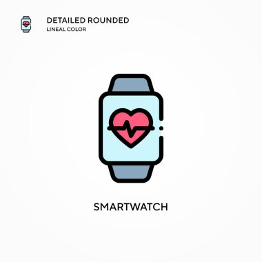 Akıllı vektör simgesi. Modern vektör illüstrasyon kavramları. Düzenlemesi ve kişiselleştirmesi kolay.