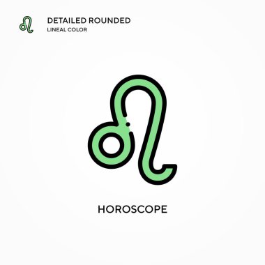 Yıldız falı vektör simgesi. Modern vektör illüstrasyon kavramları. Düzenlemesi ve kişiselleştirmesi kolay.