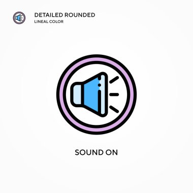 Vektör simgesinde ses. Modern vektör illüstrasyon kavramları. Düzenlemesi ve kişiselleştirmesi kolay.