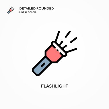 El feneri vektör simgesi. Modern vektör illüstrasyon kavramları. Düzenlemesi ve kişiselleştirmesi kolay.