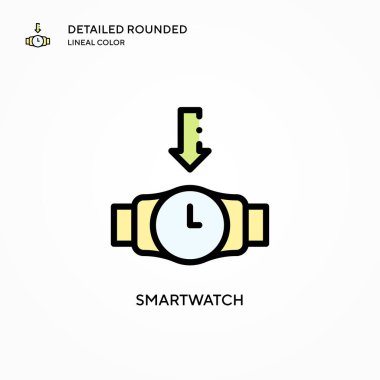 Akıllı vektör simgesi. Modern vektör illüstrasyon kavramları. Düzenlemesi ve kişiselleştirmesi kolay.