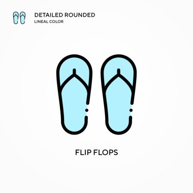 Döndürme vektör simgesi. Modern vektör illüstrasyon kavramları. Düzenlemesi ve kişiselleştirmesi kolay.