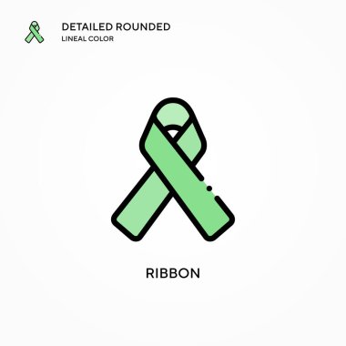 Kurdele vektör simgesi. Modern vektör illüstrasyon kavramları. Düzenlemesi ve kişiselleştirmesi kolay.